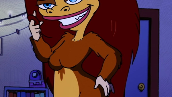Connie, la monstruo hormonal, presentándose a Jessi